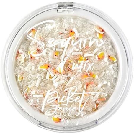 Picket Fence Sequin Mix & Embellishments-Fishy Wishes
