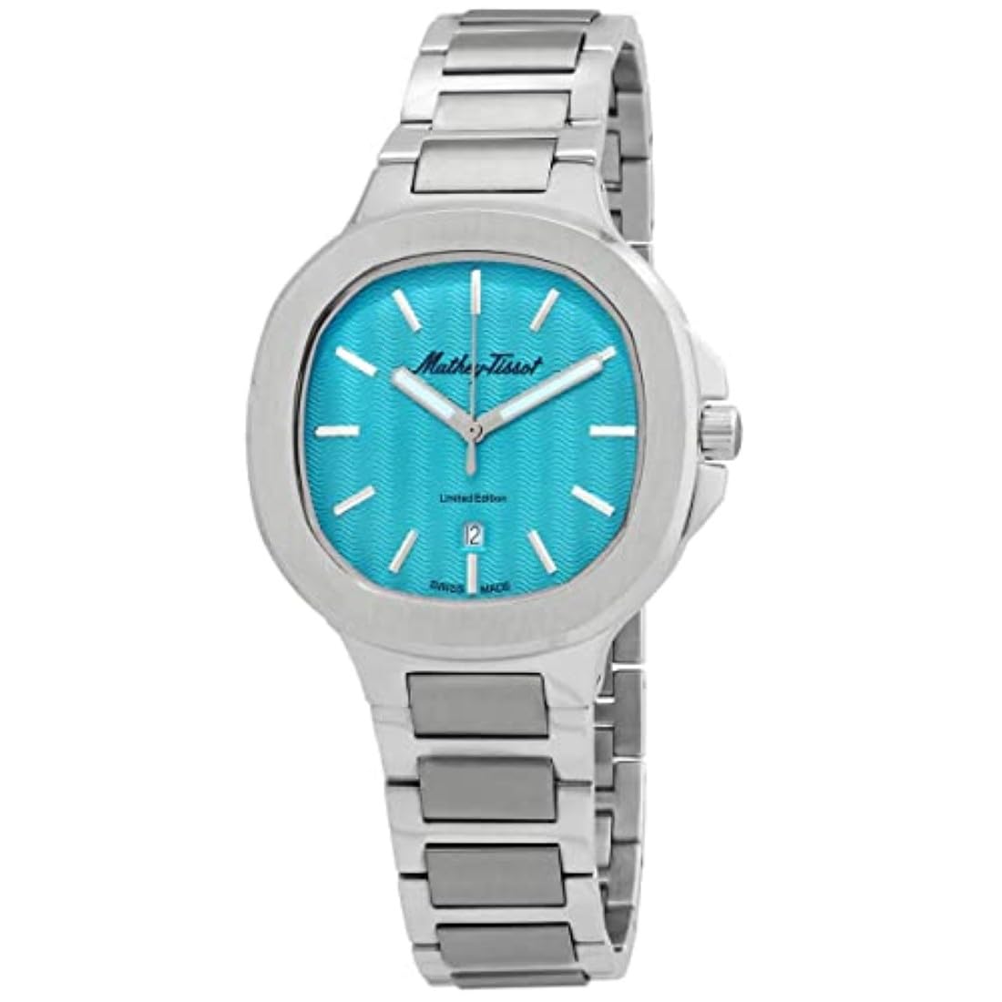 Mathey-Tissot Stainless Steel Blue Dial Quartz Analogue Watch For Men - H152Ti, Silver Band (B0BCPFWDP4) Amazon Price History, Amazon Price Tracker
