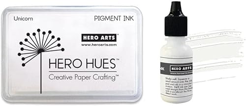 Hero Arts AF472 Reinker Bundle, Unicornio Blanco