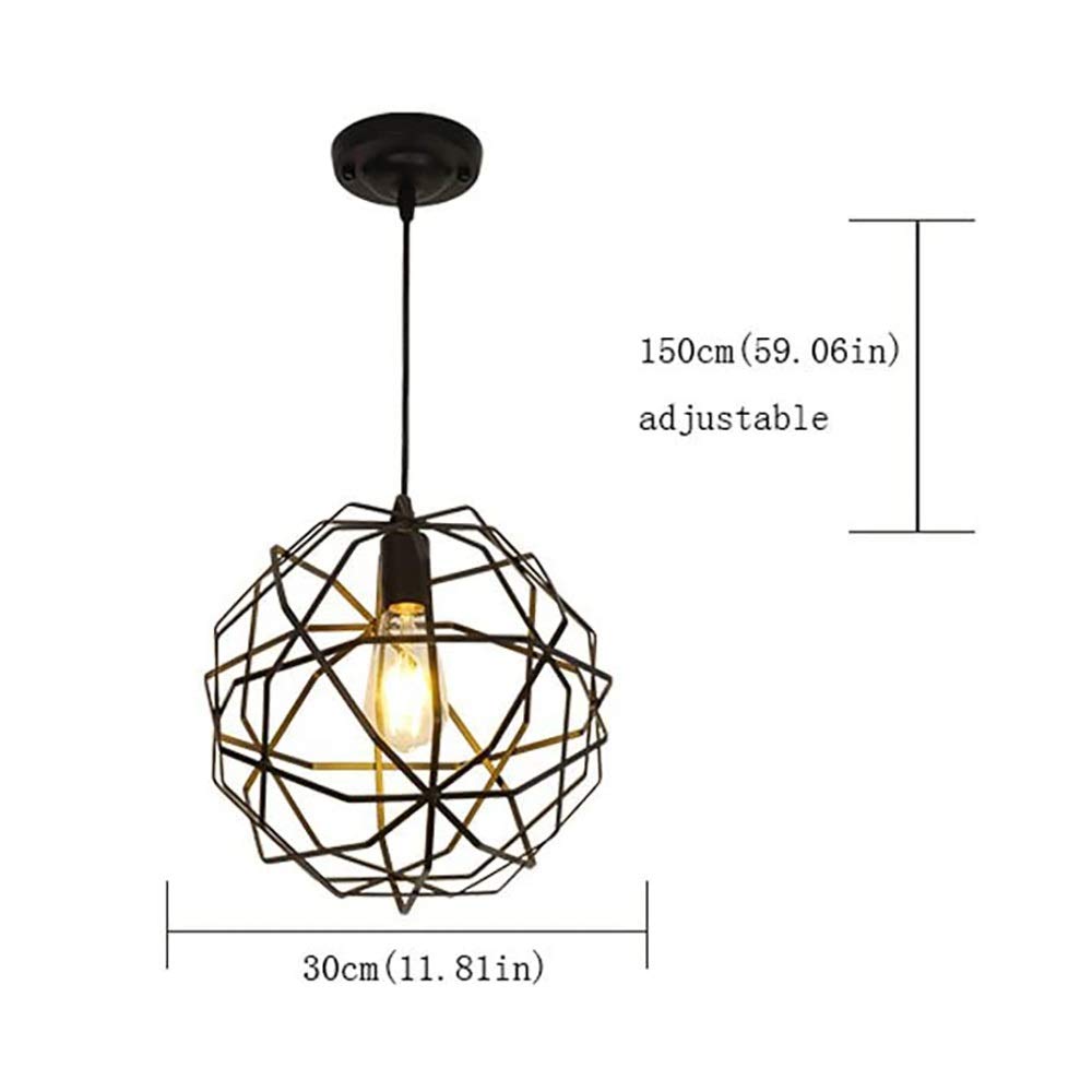 Lampaa Soffitto, Stile Loft, Cucina, Bar, 3 Luci, Accessori, Stile Country Americano Retrò in Ferro Battuto, Illuminaziper Sala da Pranzo, Ristorante, Bar, Caffè, Illuminaziper Sala da Pranz