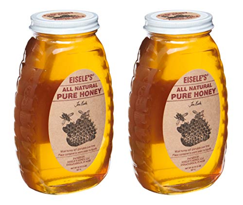 Honey puro Eisele's en frasco de vidrio 2 lb, pack x2 miniatura 1