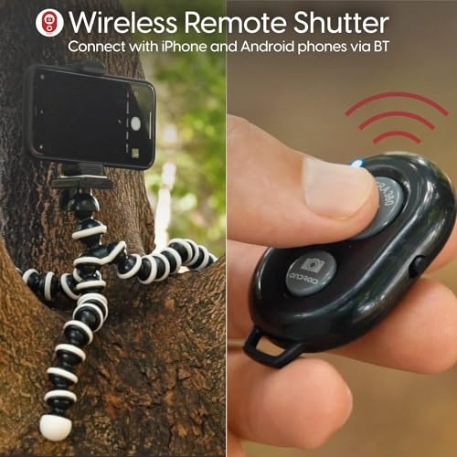 Acuvar 10FLXKIT Flexible Tripod For Iphone, Android, Camera - Bendable Legs, Adjustable Stand Holder thumb #3