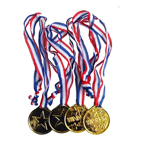 12 pièces Gagnants pour enfants Médailles en plastique Fête Enfants Jouets Jouets Prix Prix - Image 6