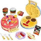 puxida Plasticine Play Dough Set Birthday Cake ,Modeling Compound,Non-Toxic, Birthday Festival...