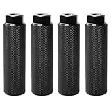 HONITANO 4 Stück Aluminium Fahrrad Pegs Leichte rutschfeste Mountainbike Hinterachse Stunt Fußstützen Kompatible BMX Bike Pegs für Robustes Trail Trickfahren