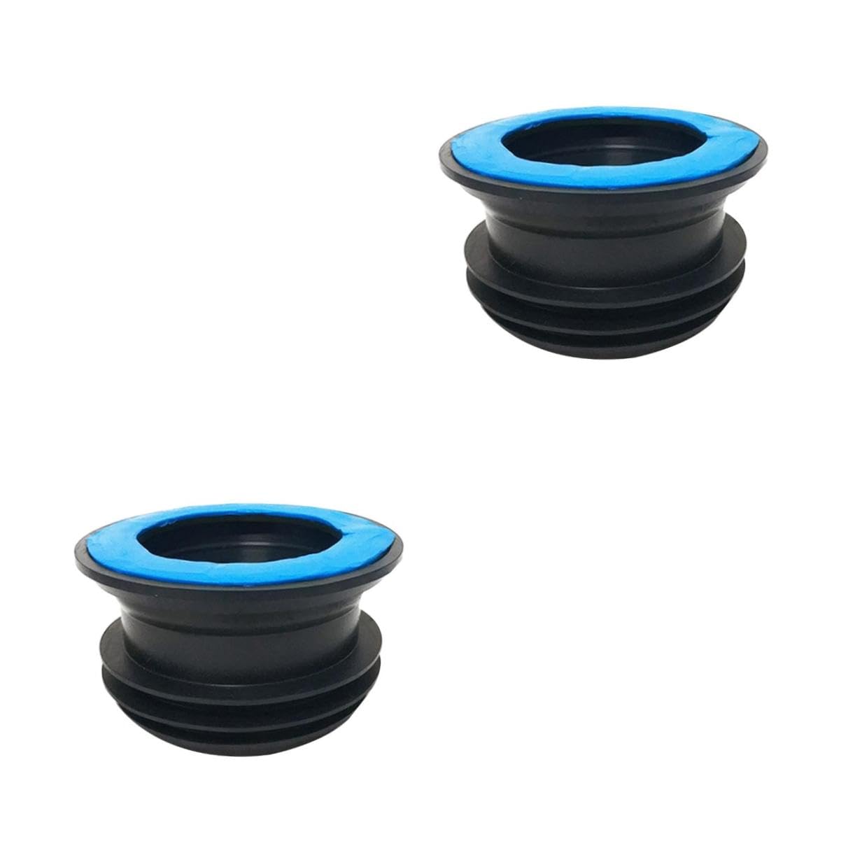 Operitacx 2 Pezzi Guarnizione Per Wc Guarnizione Per Wc Guarnizione Per Wc Anello Di Tenuta Per Scarico Antiodore Anello Per Flangia Wc Gomma Blu