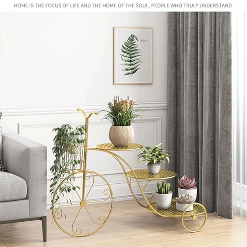Tricycle en fer support de jardinière en métal jardin