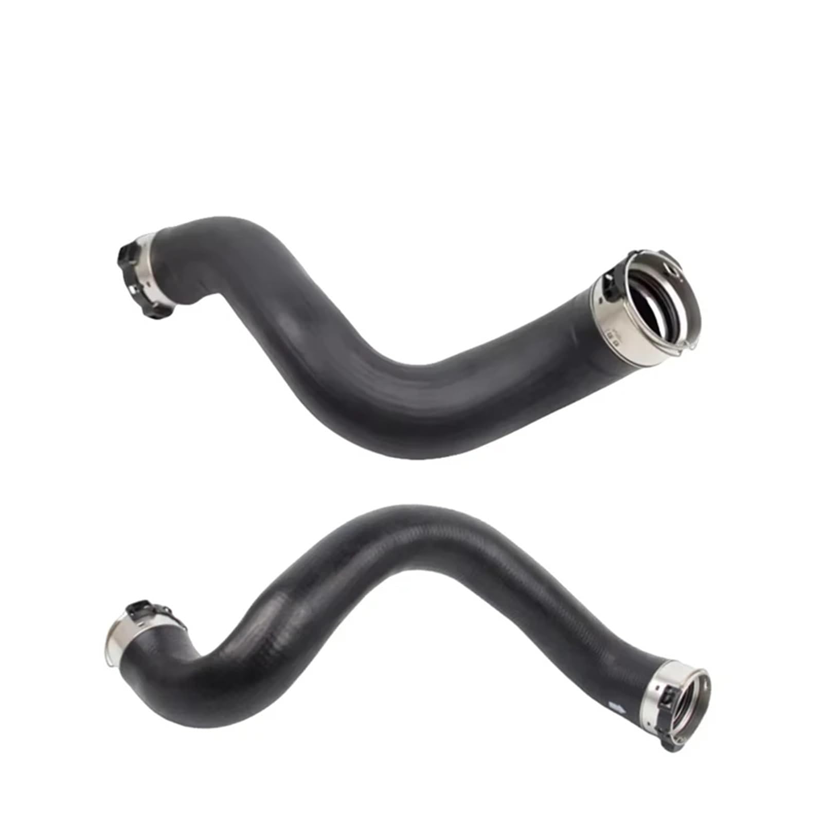 Generico Fascette stringitubo Tubo Flessibile in Gomma per Condotto per dell'Aria di sovralimentazione per Mercedes-Benz C/E 200/250 Pezzi di Ricambio(1 Pair Pipes)