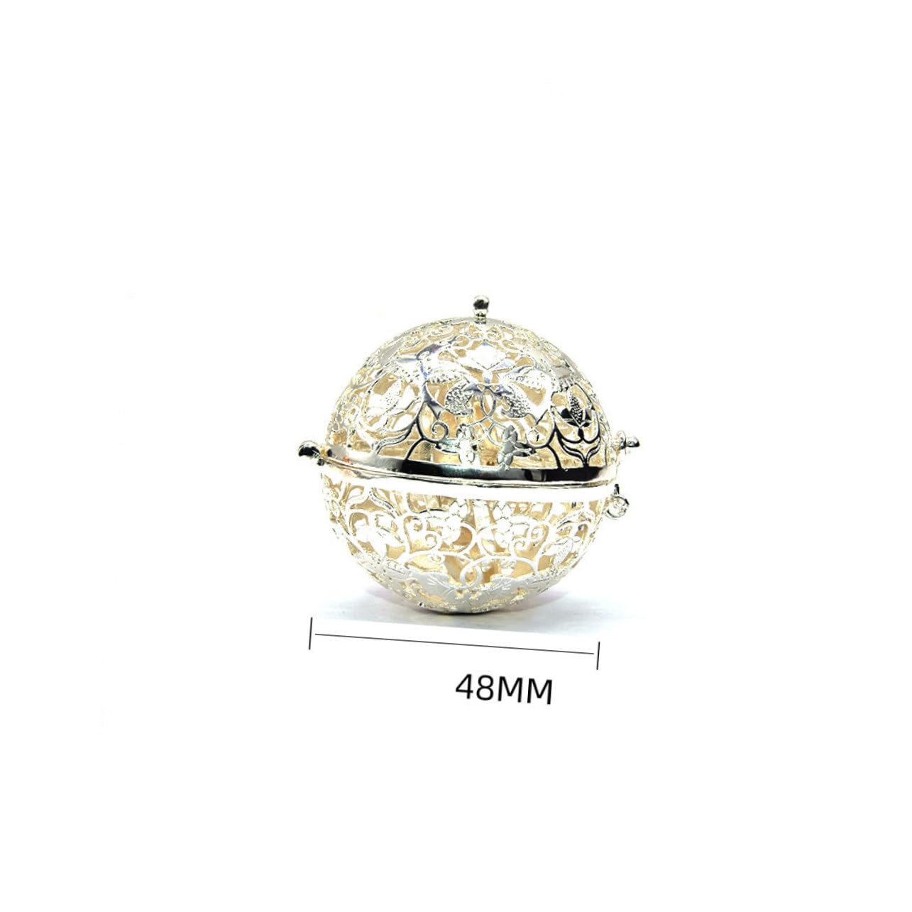 Custodia Per Mini Bottiglia Di Profumo Collana Ciondolo Fai Da Te Collana Pendente Aromaterapia Medaglione Della Collana Ciondolo Diffusore Per Aromaterapia Silver