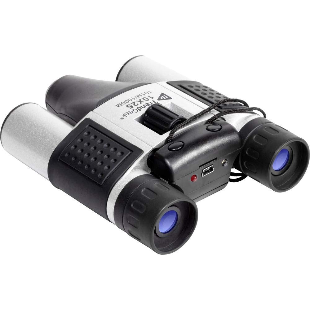 TrendGeek Fernglas mit Kamera für Erwachsene - Klein Feldstecher für Reisen, Vogelbeobachtung, Sport, Tierwelt, Tierbeobachtung, Jagd, Konzerte HD Fotoauflösung - Mini Ferngläser TG-125