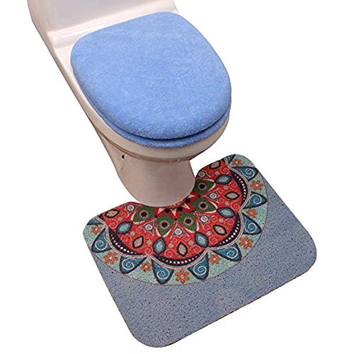 Coussin de toilette super chaud taille M housse couvercle WC confortable - 3