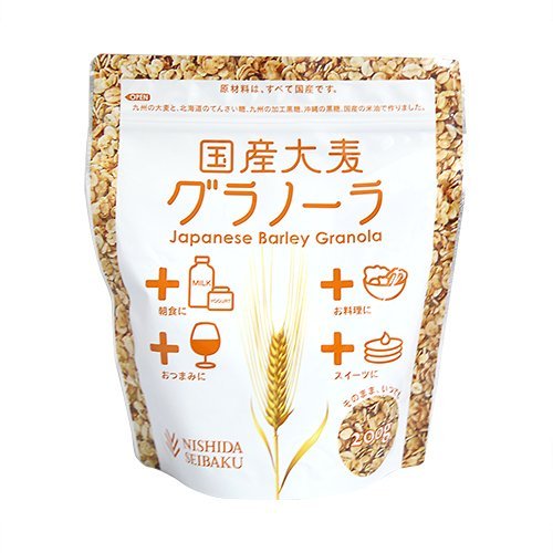 Amazon Co Jp 西田精麦 国産大麦グラノーラ 0g 食品 飲料 お酒