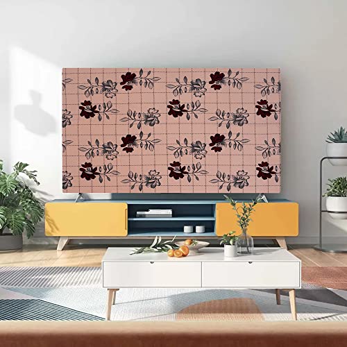 Image of Glassiano Marigold Dustproof Printed 40 inch LED TV Cover Screen Protector Compatible for All Models, Print 25