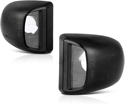 VIPMOTOZ Placa de matrícula con bisel negro de repuesto para Chevy Silverado GMC Sierra 1500 2500HD 3500HD Avalanche Cadillac Escalade Tahoe