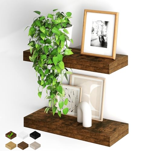 Fun Memories Floating Shelves for Wall, 20Inch Floating Shelves Set
