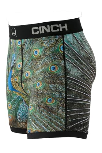 CINCH MEN'S 6" PEACOCK BOXER BRIEF3