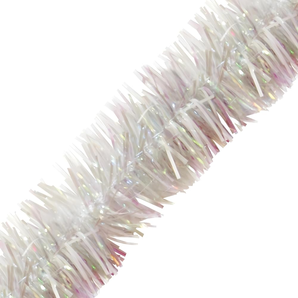 Brite Star 17-469-00 Tinsel Garland 15' Pearl Tinsel Garland
