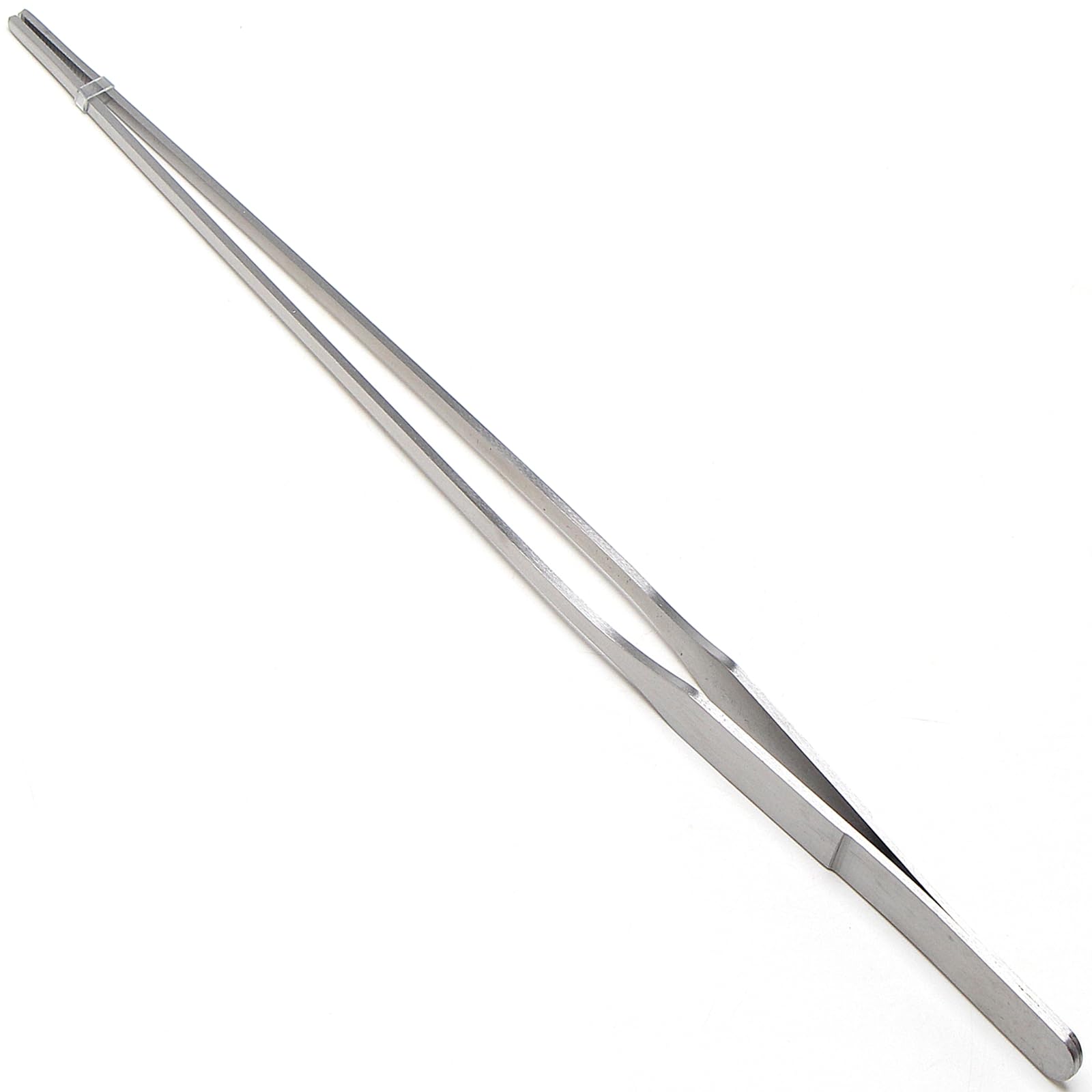 K2aqua Silver Stainless Steel Straight Aquarium Tweezers 27 Cm Fish Tank Plant Tweezer Long Tongs For Aquatic Plants Reptiles Feeding