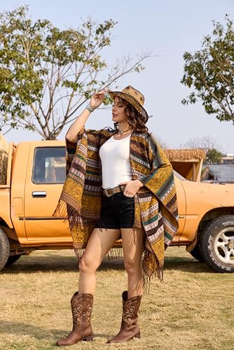 IXU Cowboy Boots For Women Wide Calf Pointy Toe Cowgirl Boots Mid Calf Western Boots4