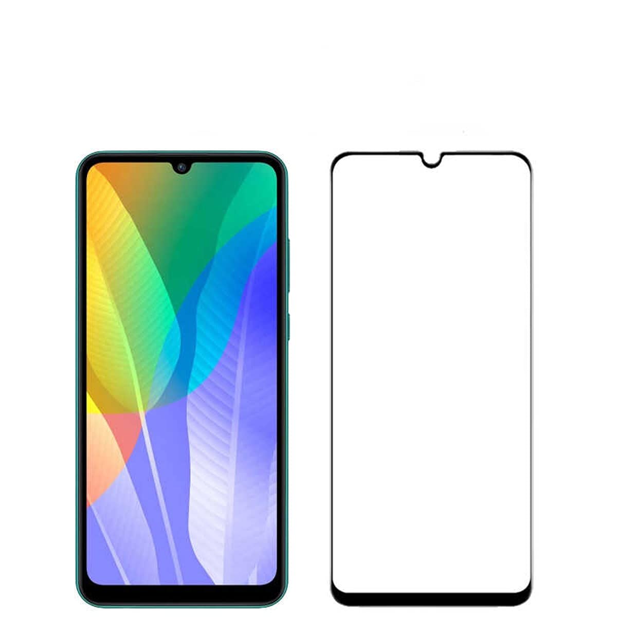 Zore 38806 Huawei Y6P Kenarları Kırılmaya Dayanıklı Cam Ekran Koruyucu