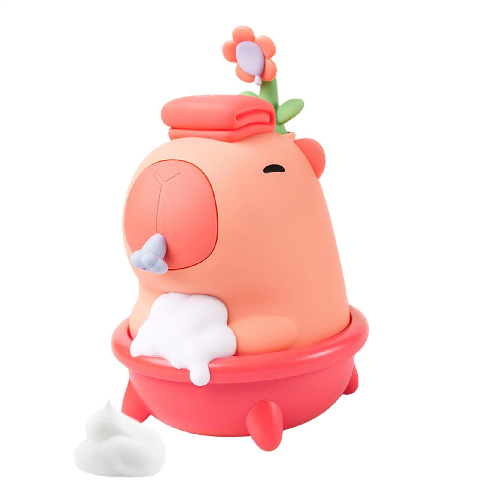 Erogatore Automatico Di Sapone Ricaricabile a Forma di Capibara | Erogatore Detergenti Cucina Senza Contatto Per Casa Bagno Cucina Gel Doccia Shampoo Bagnoschiuma