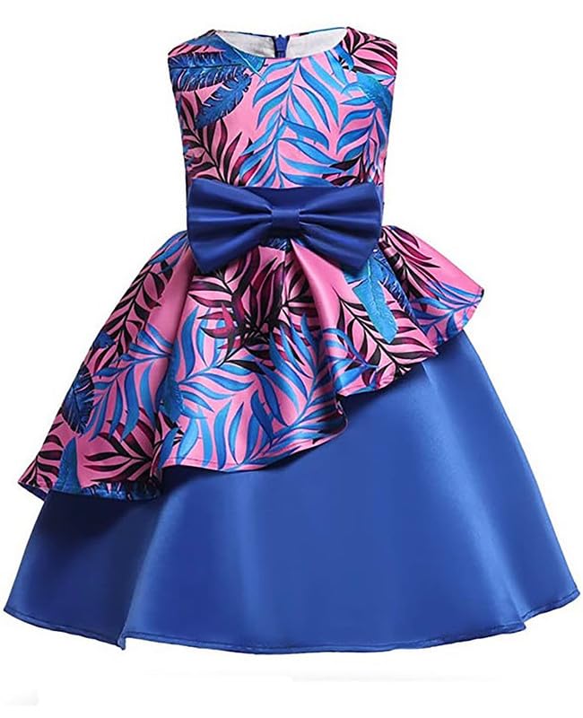 Image of Niren Enterprise Multipatteren Baby Girl's Knee Length Frocks with Digital Prints