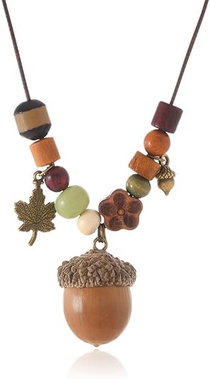 Acorn Cap Necklace
