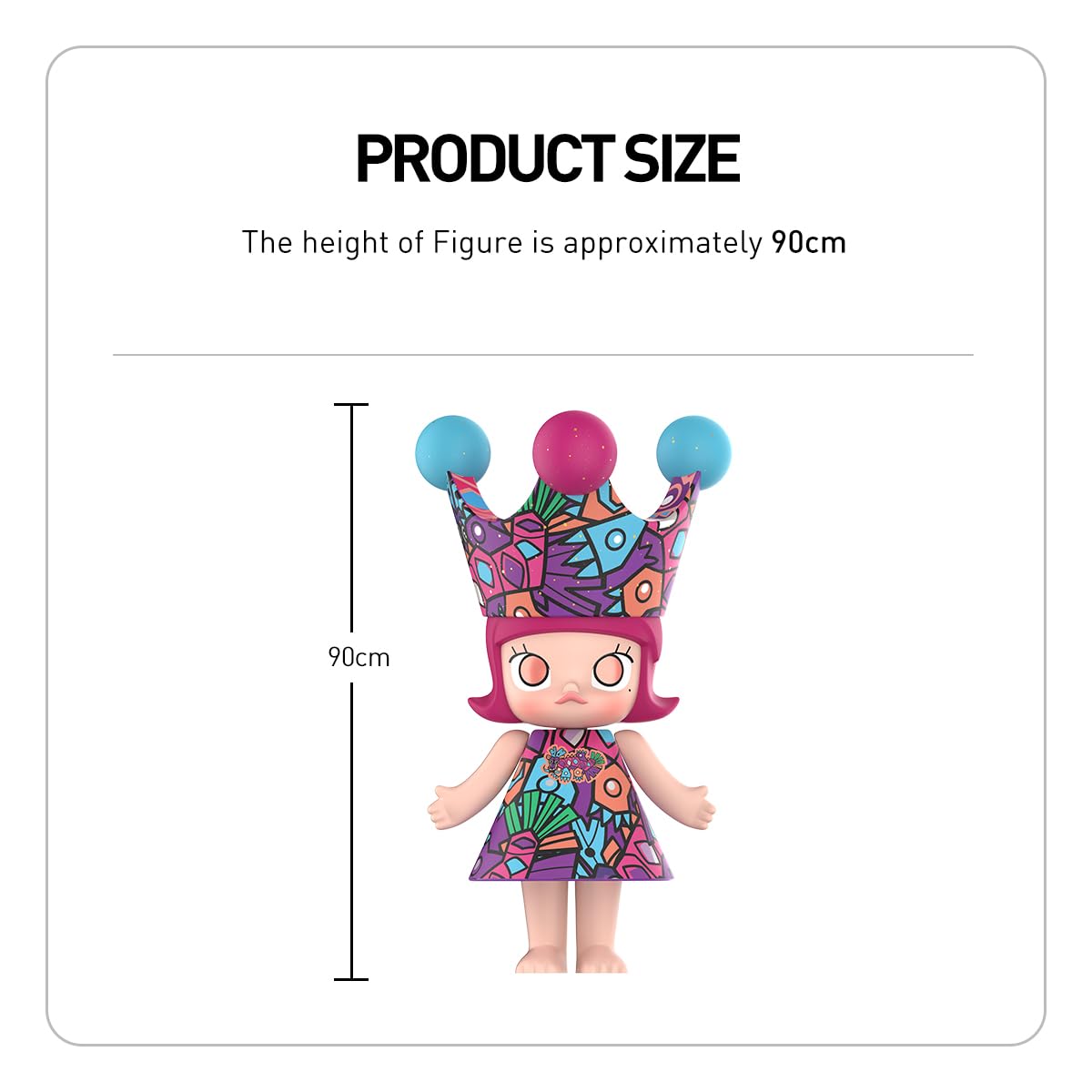 Amazon.co.jp: POP MART MEGA ROYAL MOLLY 1000% HAN MEILIN