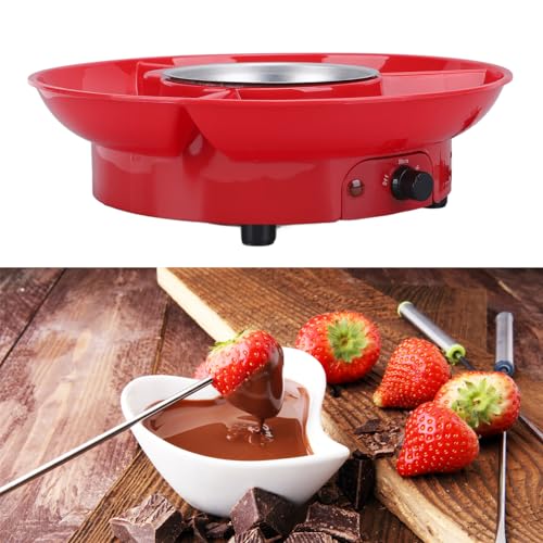 Fondue eléctrico Ymiko para chocolate acero inoxidable miniatura 4