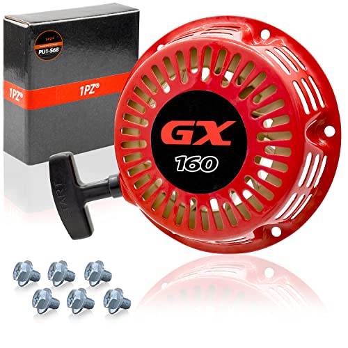 1PZ PU2-S68 Arranque por tracción Arrancador de Retroceso Repuesto para cortacésped de arranque de motor de generador de 4/5,5/6,5HP 4050W PowerPro 2200 3500 56200 56350 56405 56415 40010 46561 46553
