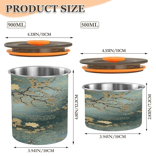 Envase hermético para café de acero inoxidable 30 oz miniatura 3