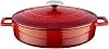 Lava Metal Casting Multi-Purpose Spring Pot, Trendy, 28cm, 3.51 L Volume, Red