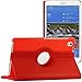 Produktbild ebestStar - kompatibel mit Samsung Galaxy Tab Pro 8.4 Hülle SM-T320 Rotierend Schutzhülle Etui, Schutz Hülle Ständer, Rotating Case Cover Stand, Rot [Tab: 219 x 128.5 x 7.2mm, 8.4'']