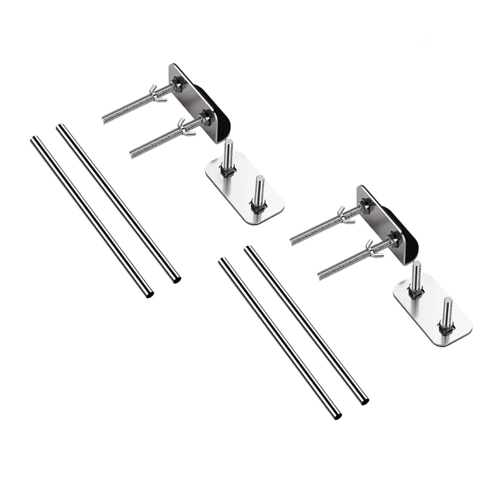 Tsophreniq 2lots Stainless Steel Undermount Sink Brackets Adjustable Telescopic Sink Legs Undermount Sinks Kitchen Stainless Steel Kitchen Frame