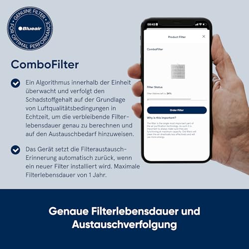 Blueair Luftreiniger DustMagnet 5240i HEPA Silent Air Purifier, Luftwäscher für bis zu 48m², Grau – Bild 6