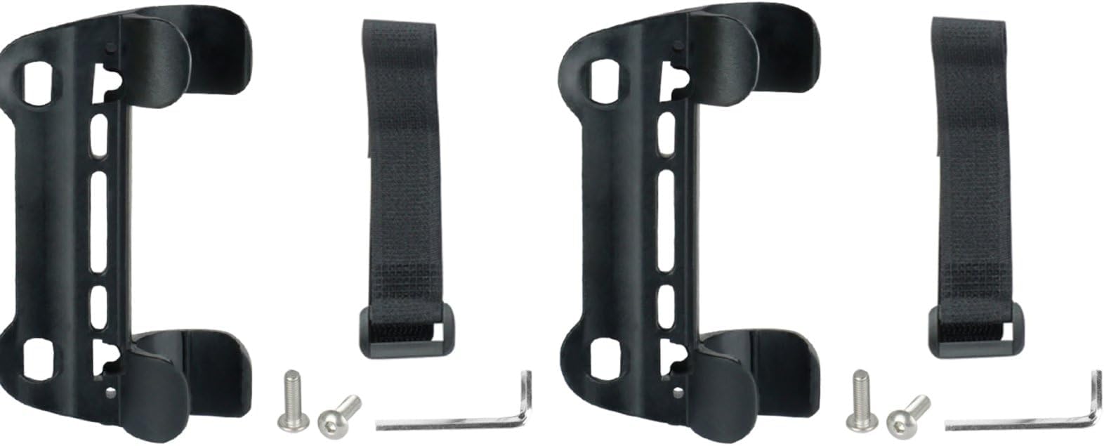 2 Set Bike Pumps Holder Bracket Clip, Fixing Retaining Bracket for .4-.6cm Diameter Pumps for Mountain Road Bike