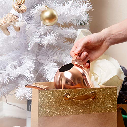 Homarden 30oz Metal Indoor Outdoor Plant Watering Can for House Plants (Copper Color)