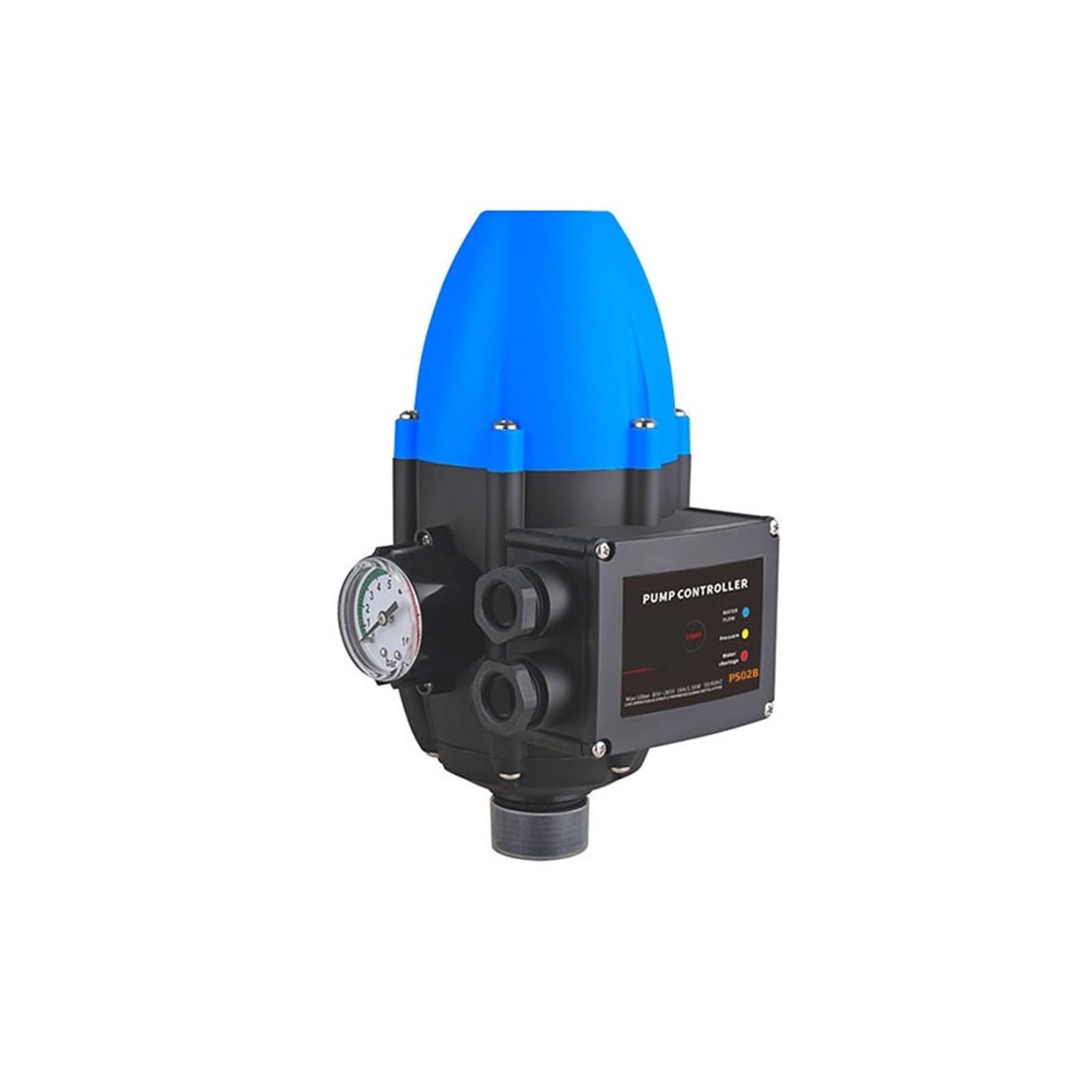 Fabricación de controlador presión PS02B tipo 1.1KW 10bar 265V, instalación Control automático bomba interruptor alta Fácil de instalar