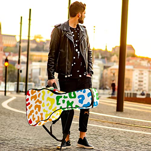 Housse imperméable pour guitare acoustique avec double bandoulière et poche Motif chien mignon Blanc, Multicolore 03… - Les Beatles, Paul McCartney, John Lennon, RIngo Starr, George Harrison Housse imperméable pour guitare acoustique avec double bandoulière et poche Motif chien mignon Blanc, Multicolore 03… – Image 7