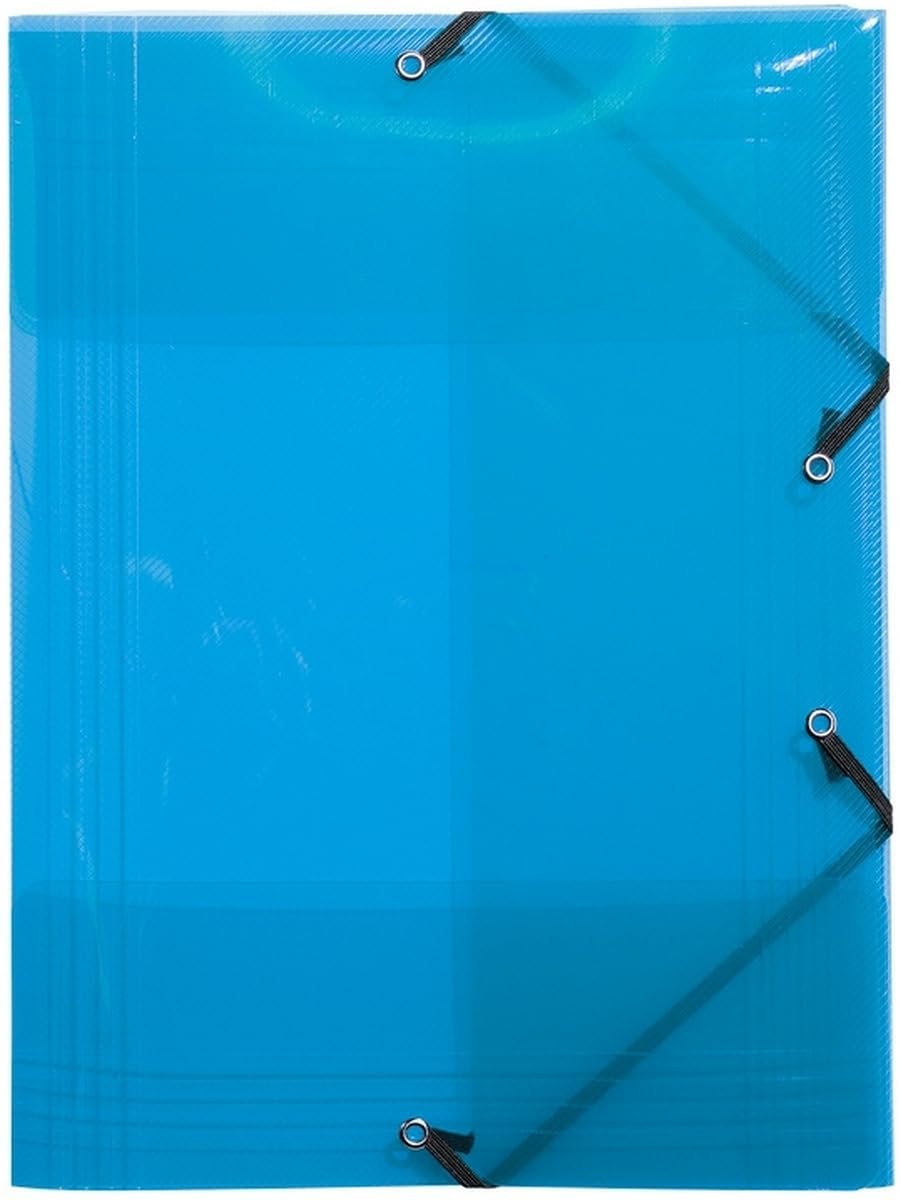 Exacompta 10 x Eckspannmappe Crystal A3 PP farbig Sortiert