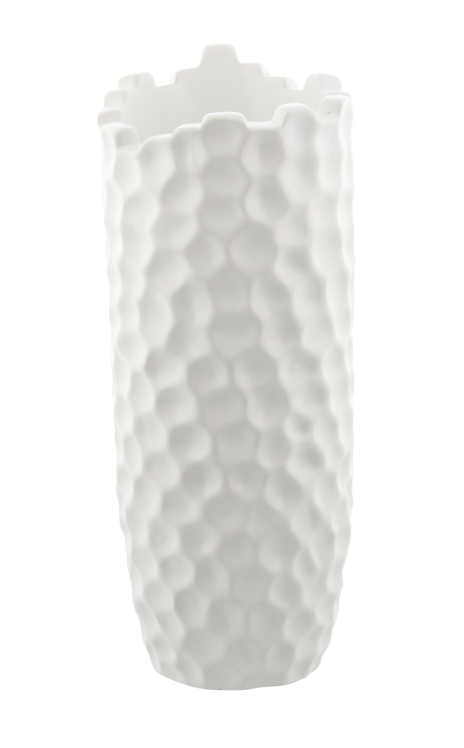 Deco 79 Vase, Porcelain, 6" X 6" X 14"