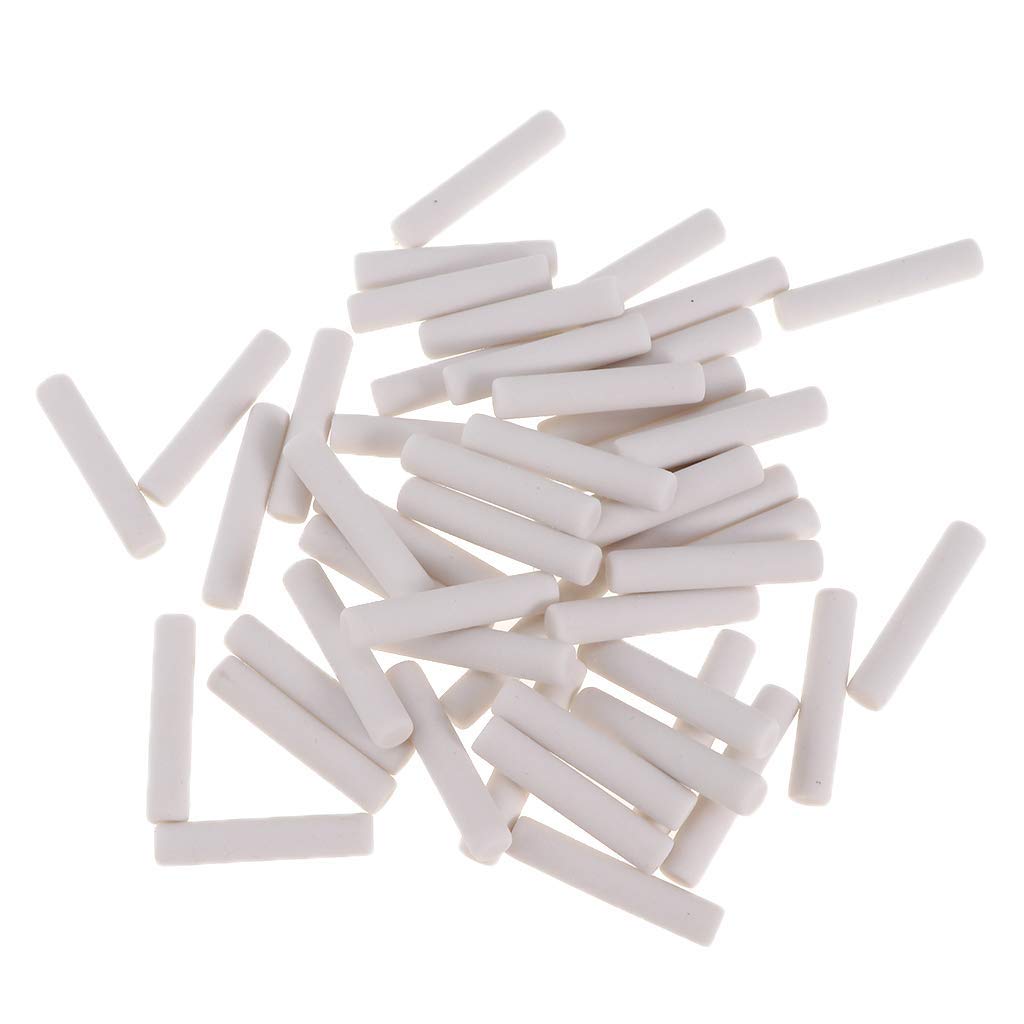 50 White Art Eraser Refills - 5mm Replacement Rubbers for Pencils, Drawing, Painting, Sketching, Drafting, Arts and Crafts - Durable and Reliable