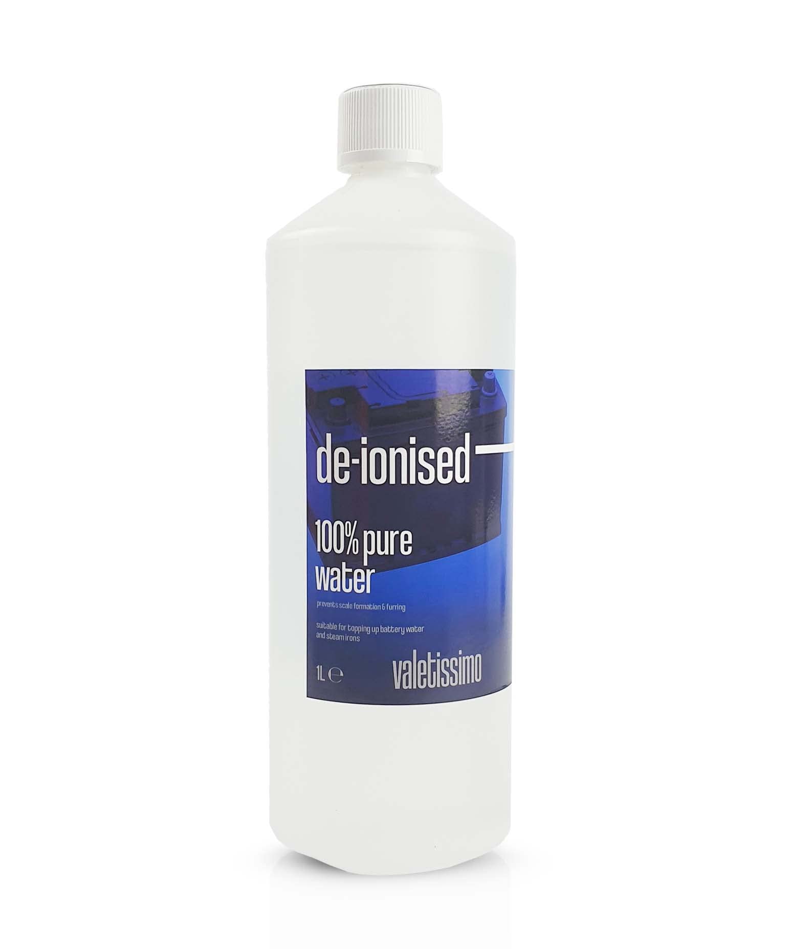 Valetissimo Deionised Water - Ironing Water, Steam Iron 1L