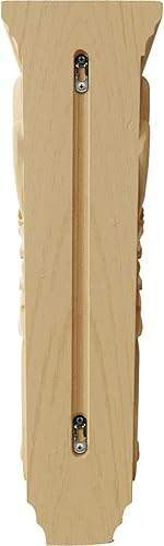 Vista 142 de Ekena Millwork CORW03X04X07ACAL - Ménsula pequeña de madera de acanto, 3 1/2 pulgadas de ancho x 4 pulgadas de profundidad x 7 pulgadas de alto