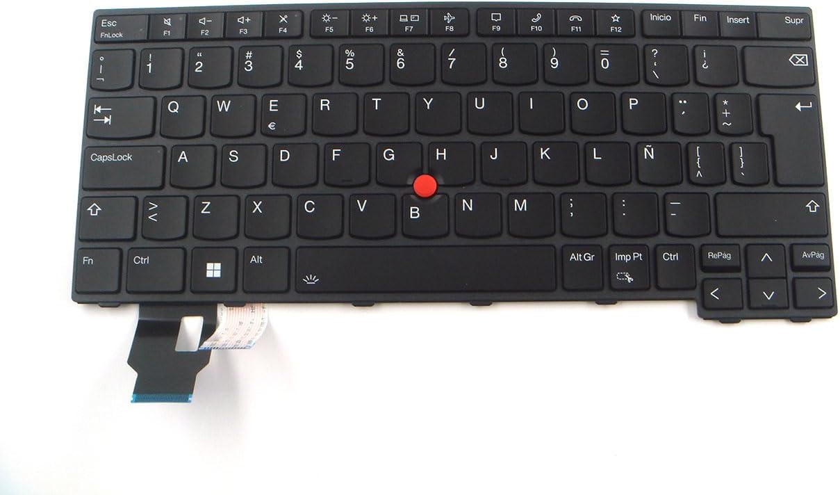 Parts for Lenovo ThinkPad T14 P14S Gen 3 4 Keyboard Lastin Spanish Backlit 5N21D67973