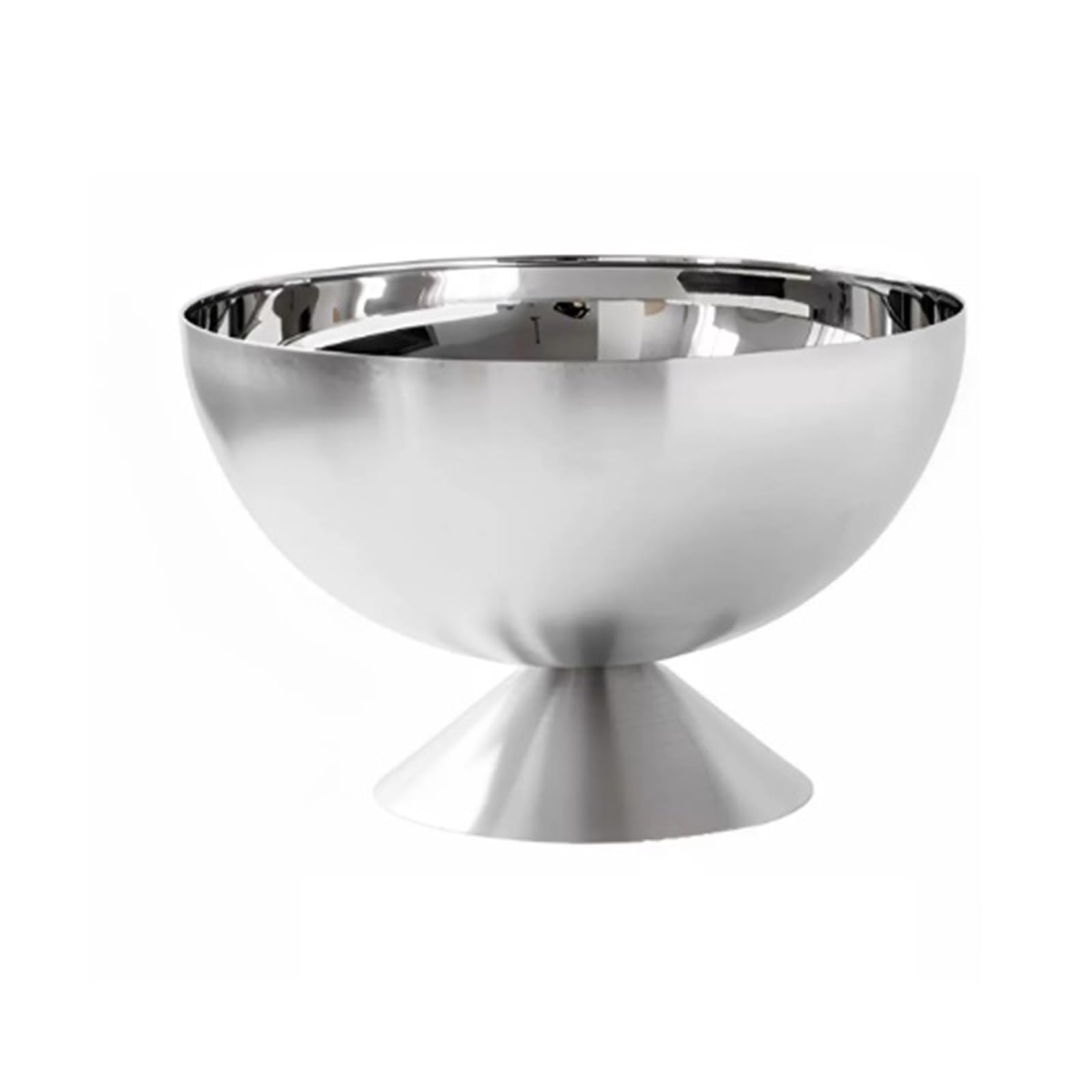 champagne bucket Large Stainless Steel Ice Bucket for Parties and Camping drinks cooler tub(Silver,Large)
