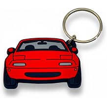 NA Mazda Miata MX-5 Roadster Rubber Keychain Car Enthusiast Gift