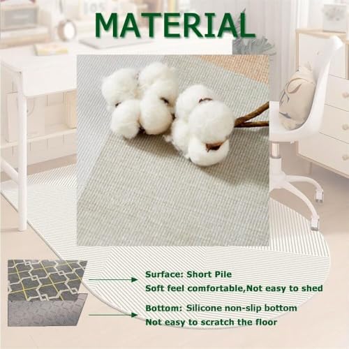 Silla de juegos de ordenador con alfombrilla protectora de silicona camel de diseño elegante 3