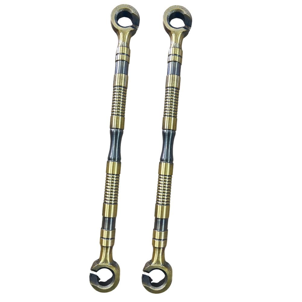Trendy Creation Hub 16 mm Stainless Steel Antique Golden Finish Rod Swing Chain Links Brass Jhula Hammock for Indoor Outdoor (Kalash -k-1) (Pack of 2)-image-28