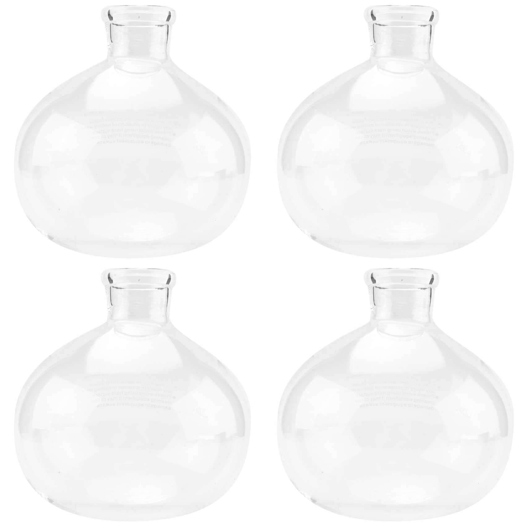 Hndhbfgrt 4X Coffee Syphon Pot Accessories -3/5Cup Glass Siphon Vacuum Pot Coffee Maker Parts Replace(D)
